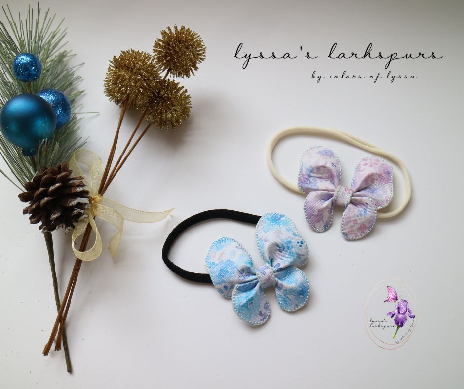Glitter Butterfly Headbands & Clips