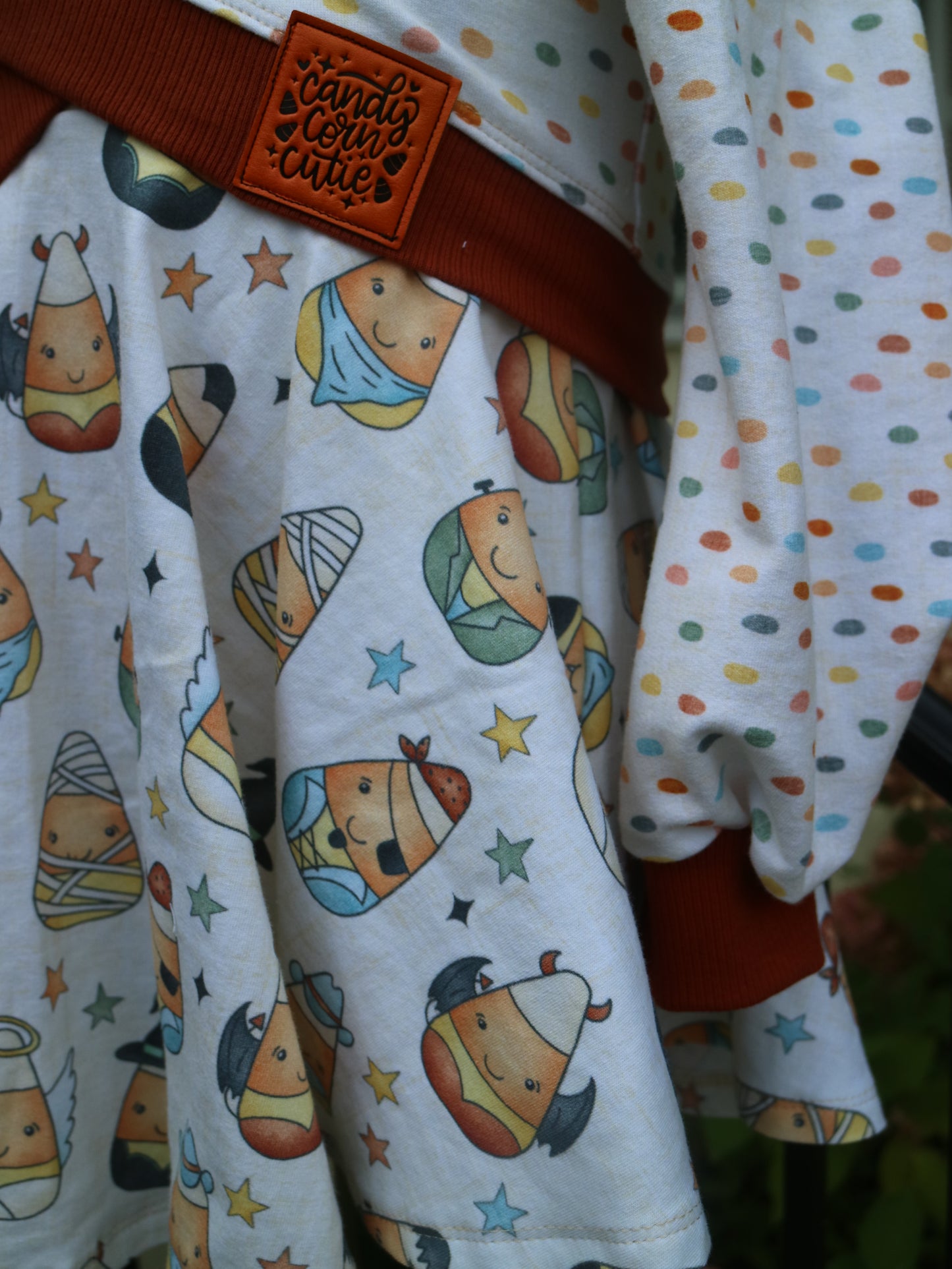 RTS Candy Corn Cutie Dress Set - Size 3T