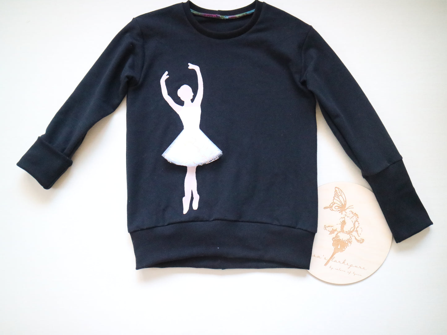 RTS White Ballerina Pullover GWM 6-9 yrs